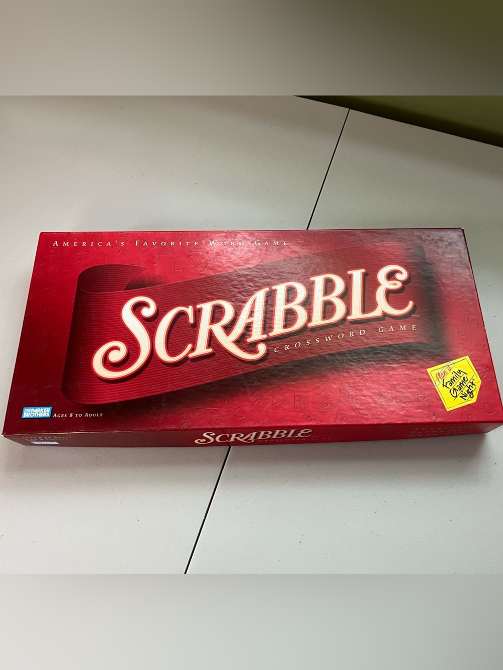 Vintage 2001 Scrabble Board Game by Parker Brothers